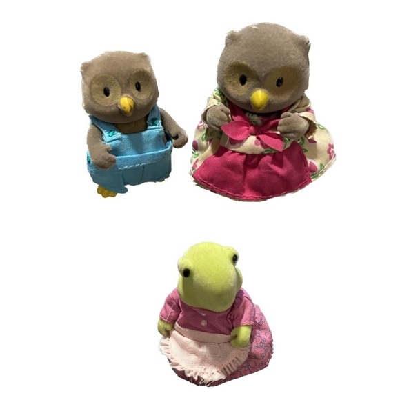 Li'l Woodzeez Owl mom kid Whooswhoo  Tidyshine Turtle - Picture 2 of 7